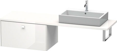 BR513409191 Brioso Шкафчик для консоли Серо-коричневый декор Duravit - Вид №2