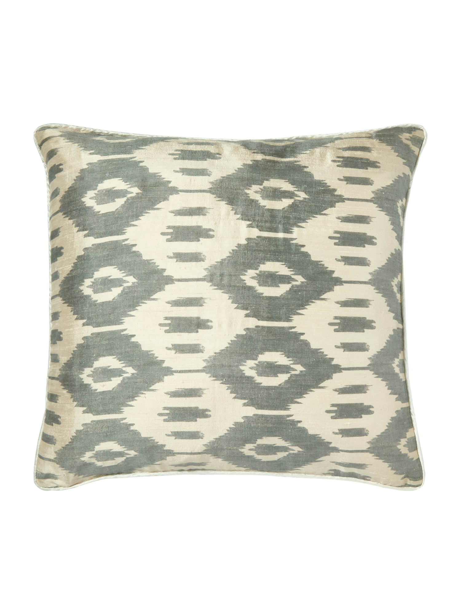 CUSIKAT_GREY Подушка декоративная 50х50, шелк малберри, начинка полиэстер GINGERLILY Santreyd 