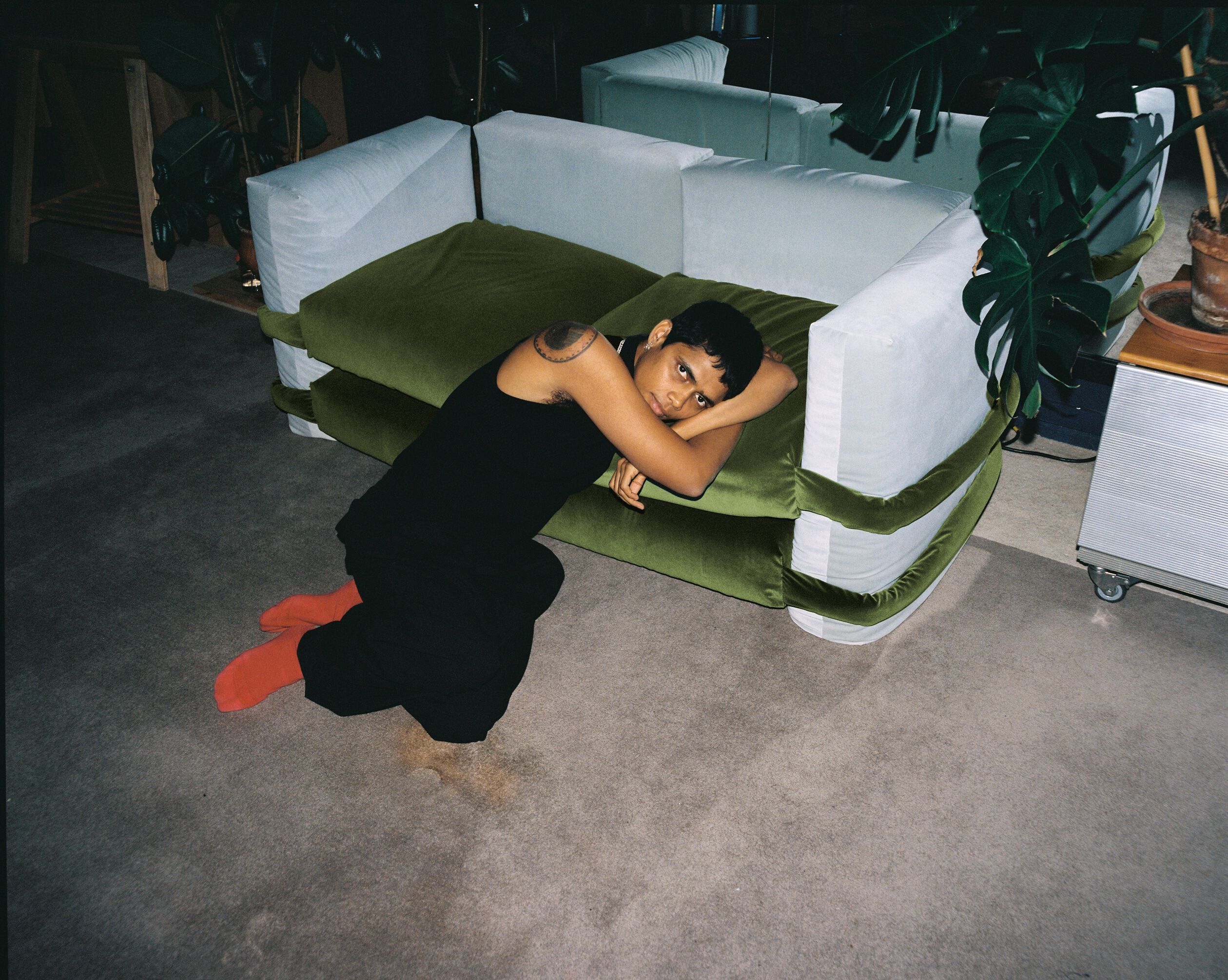 Модульный бархатный диван BD Barcelona PILLOW VELVET ARCH-00002067 - Вид №12