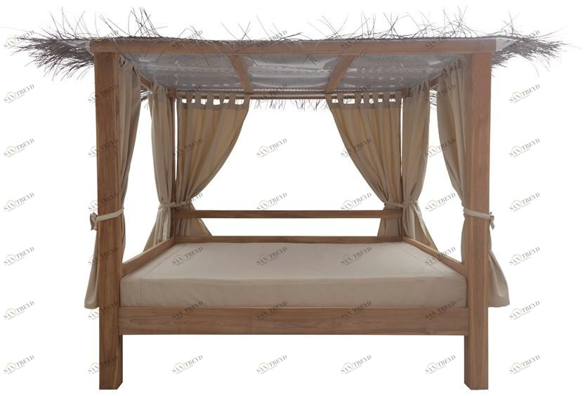 Il Giardino di Legno Грядка из тикового дерева с балдахином Ratio Rati0525 + rati0526