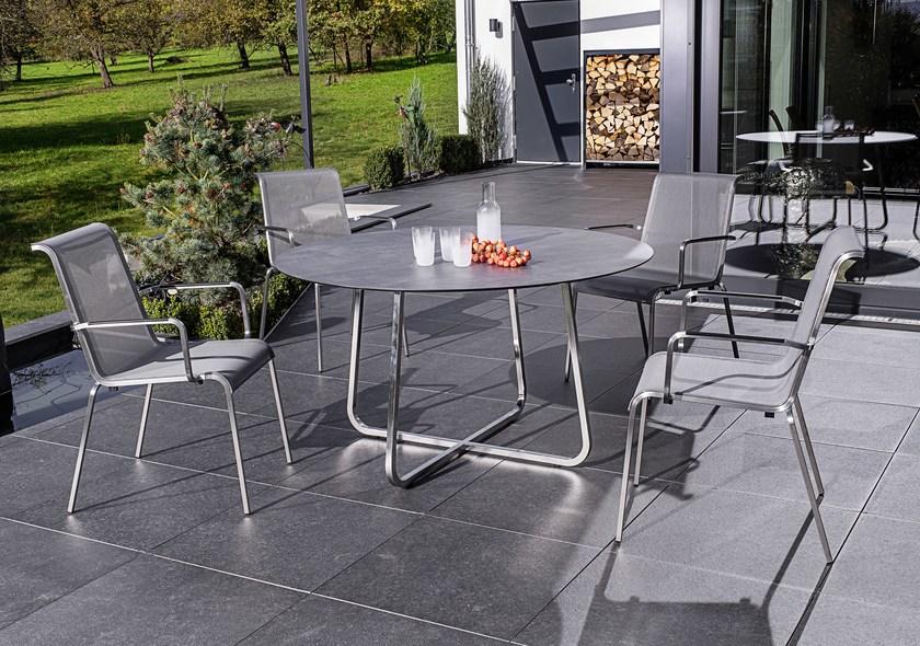 FISCHER MÖBEL Штабелируемый садовый стул с подлокотниками Modena sun-id-1509756 - Вид №20