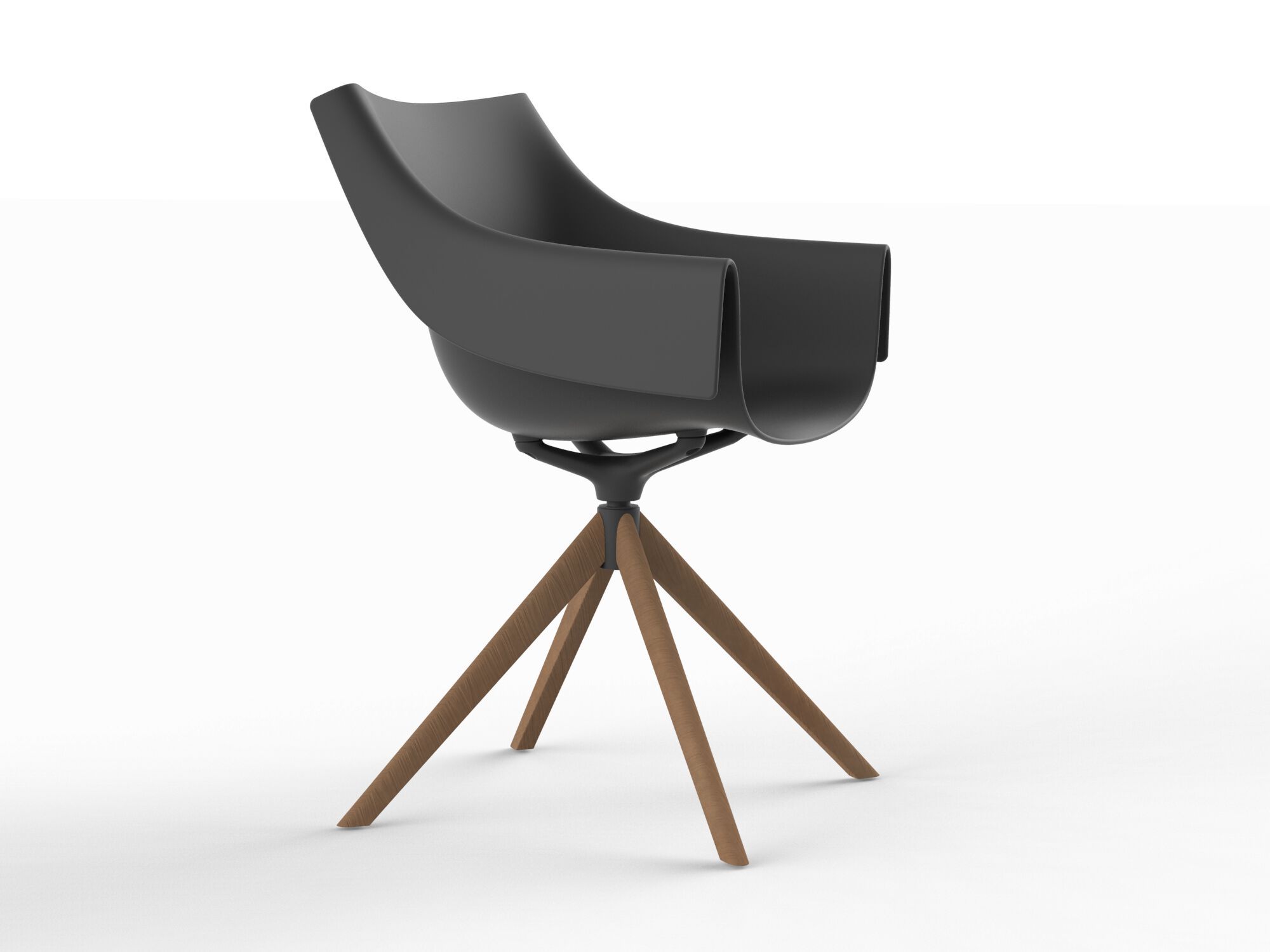 Поворотный стул с подлокотниками Vondom Manta ARCH-00096632