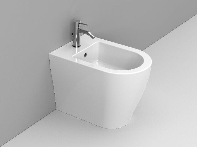 Керамическое напольное биде с переливом Ceramica Dolomite круглый мирт ARCH-00050276 - Вид №7