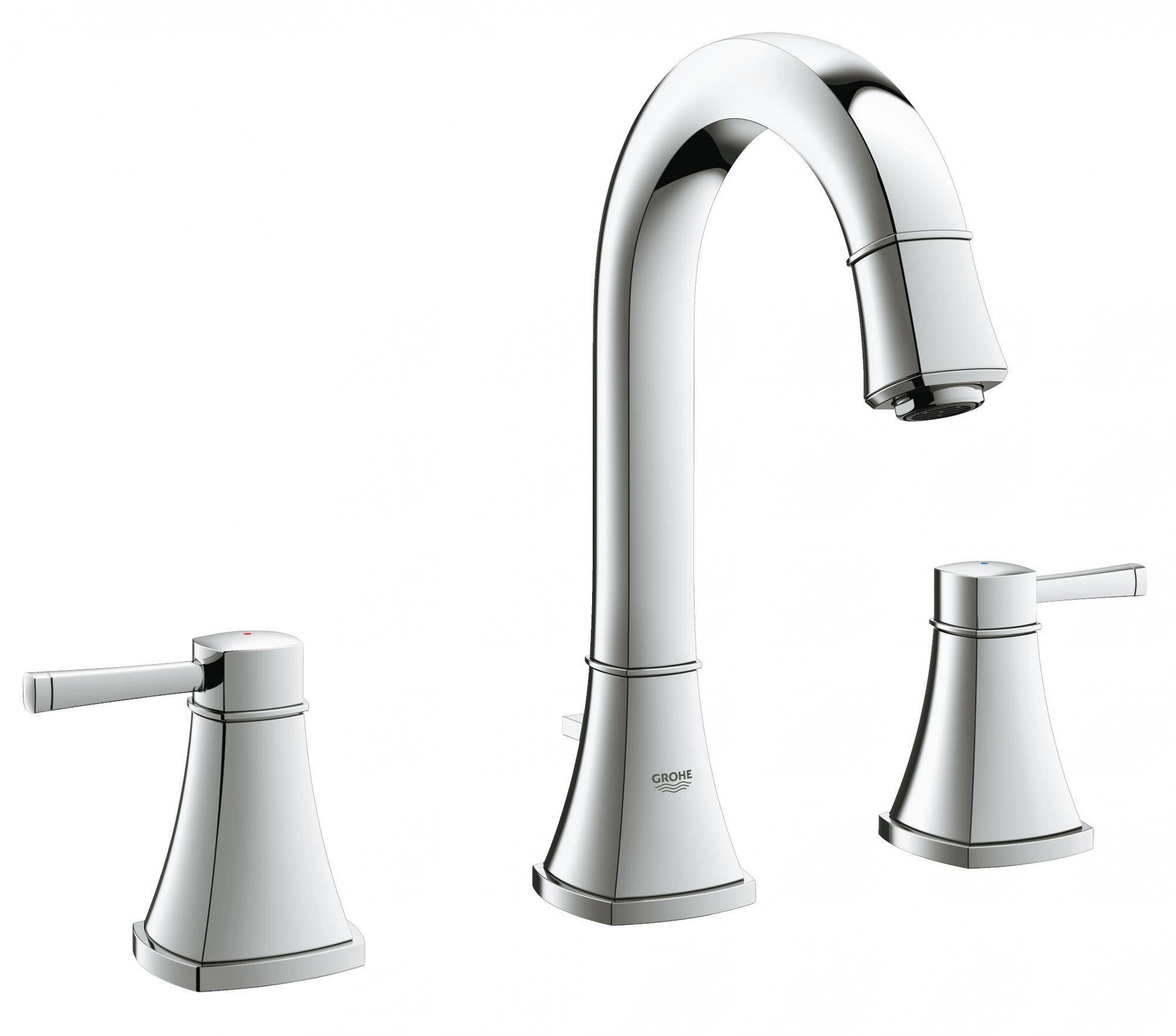 Смеситель для раковины GROHE Grandera на 3 отверстия, высокий излив (20389000)