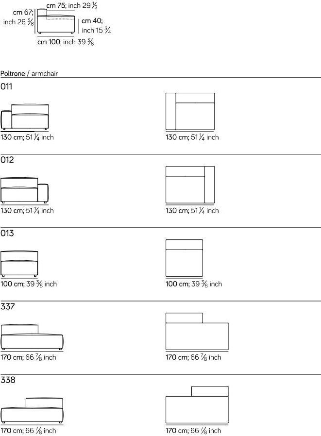 AMURA Модульный угловой диван Davis Am004.338+052+012 - Вид №5