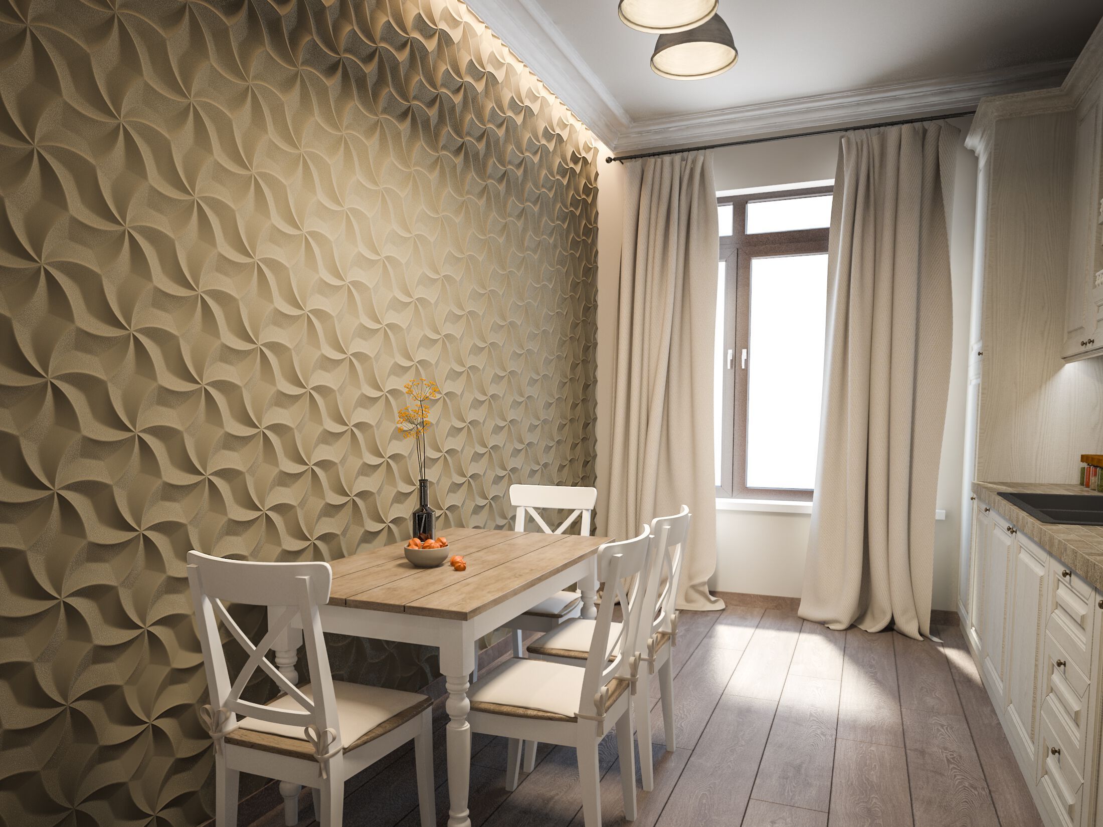 Трехмерное гипсовое покрытие WallDeco M-Modern ARCH-00000565