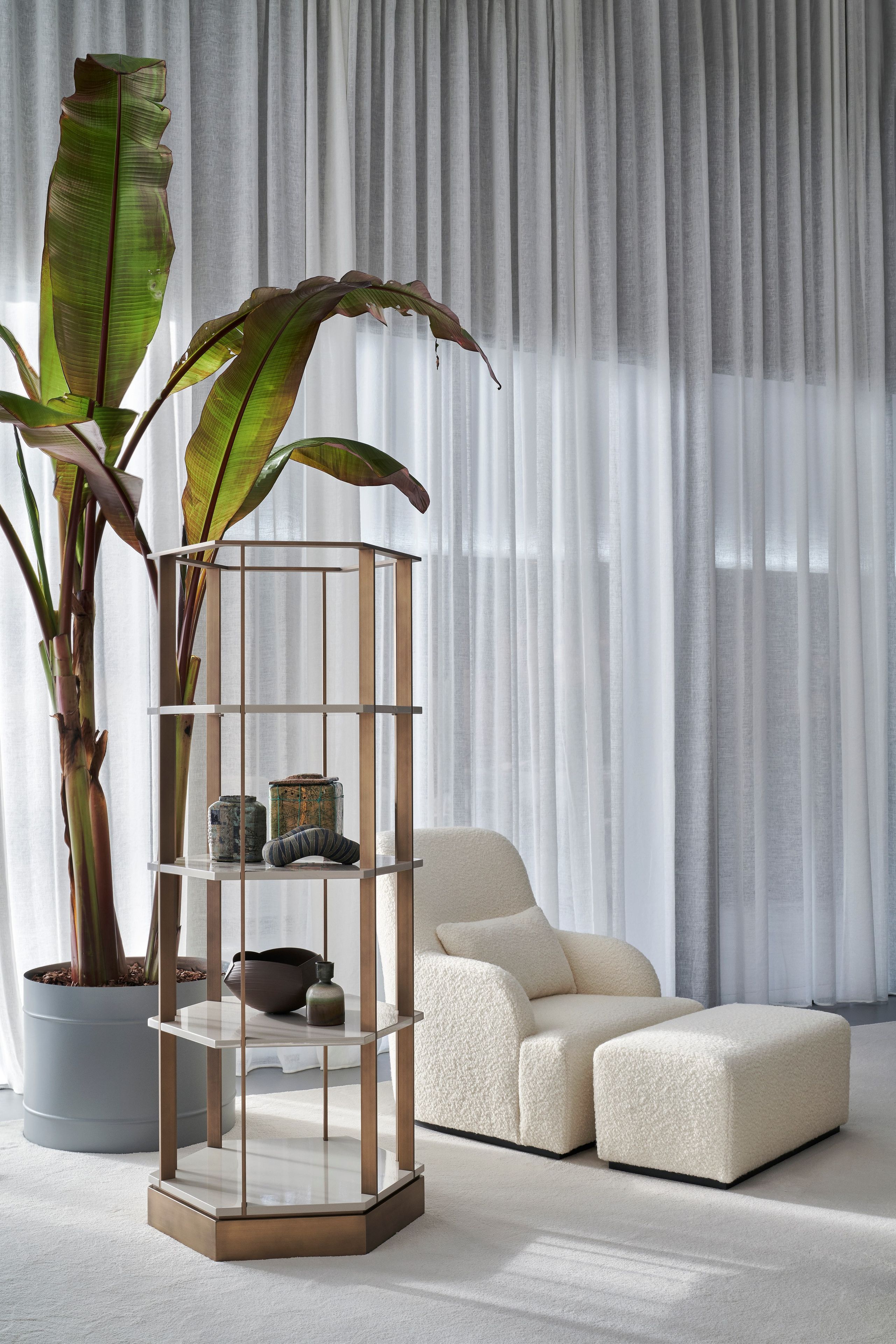 Кресло bergère из ткани Meridiani Liu ARCH-00125236 - Вид №3