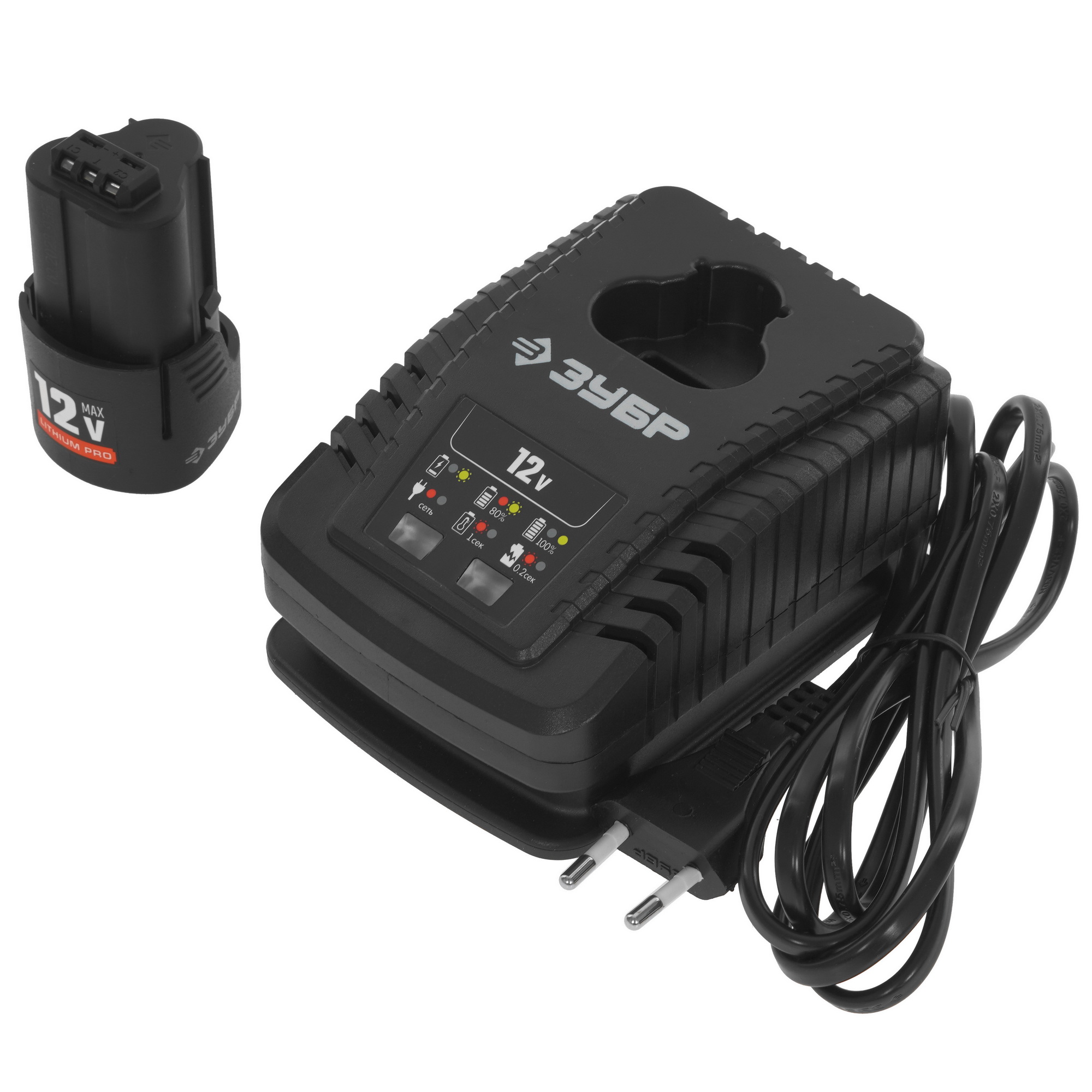 Углошлифовальная машина (УШМ) Зубр AB-76-22 12V MAX LITHIUM PRO 5402203 STDN-0128415 - Вид №6