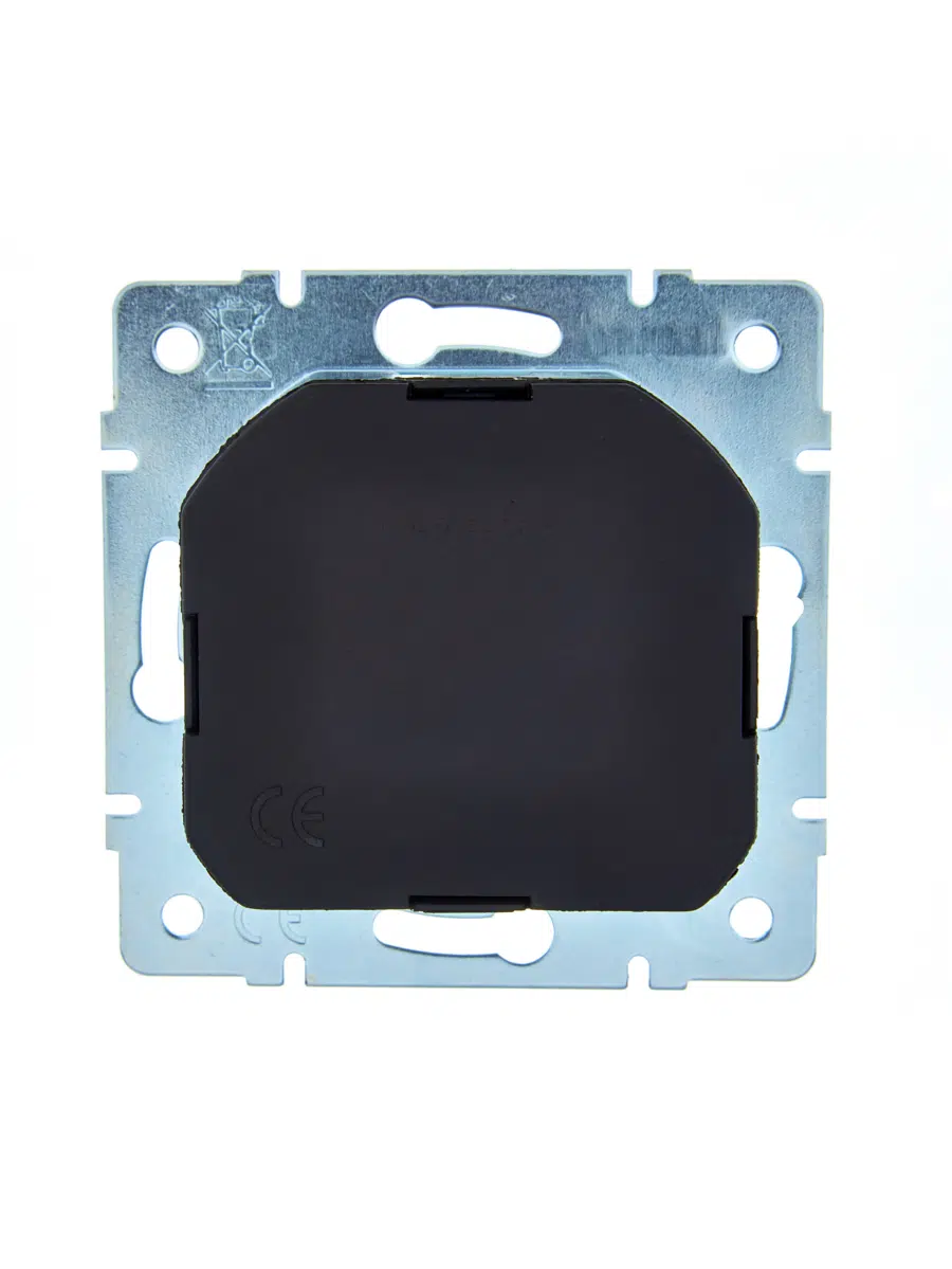 ASTI Розетка с/з + USB разъём чёрный бархат механизм LEZARD 7081-4288-181 - Вид №1