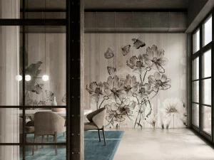 Inkiostro Bianco Обои с цветочными мотивами Sketchbook 2020 Inklsmq2001, 2, 3