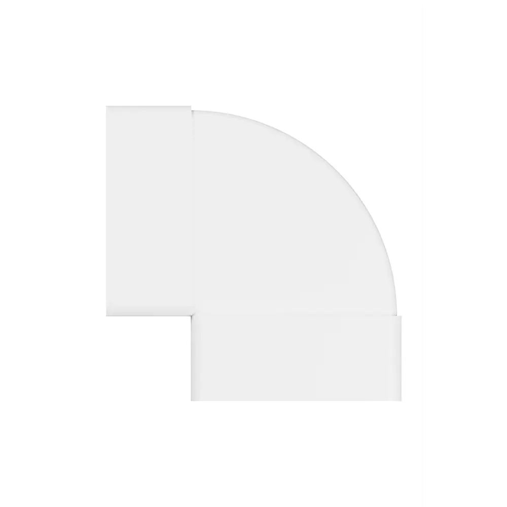 Колено 90° Era КВП 90x220 мм пластик STLM-2012188 - Вид №3