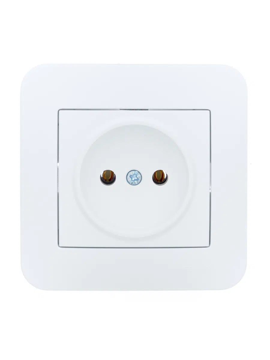 ASTI Розетка б/з ПБТ белая LEZARD 7081-0202-121B