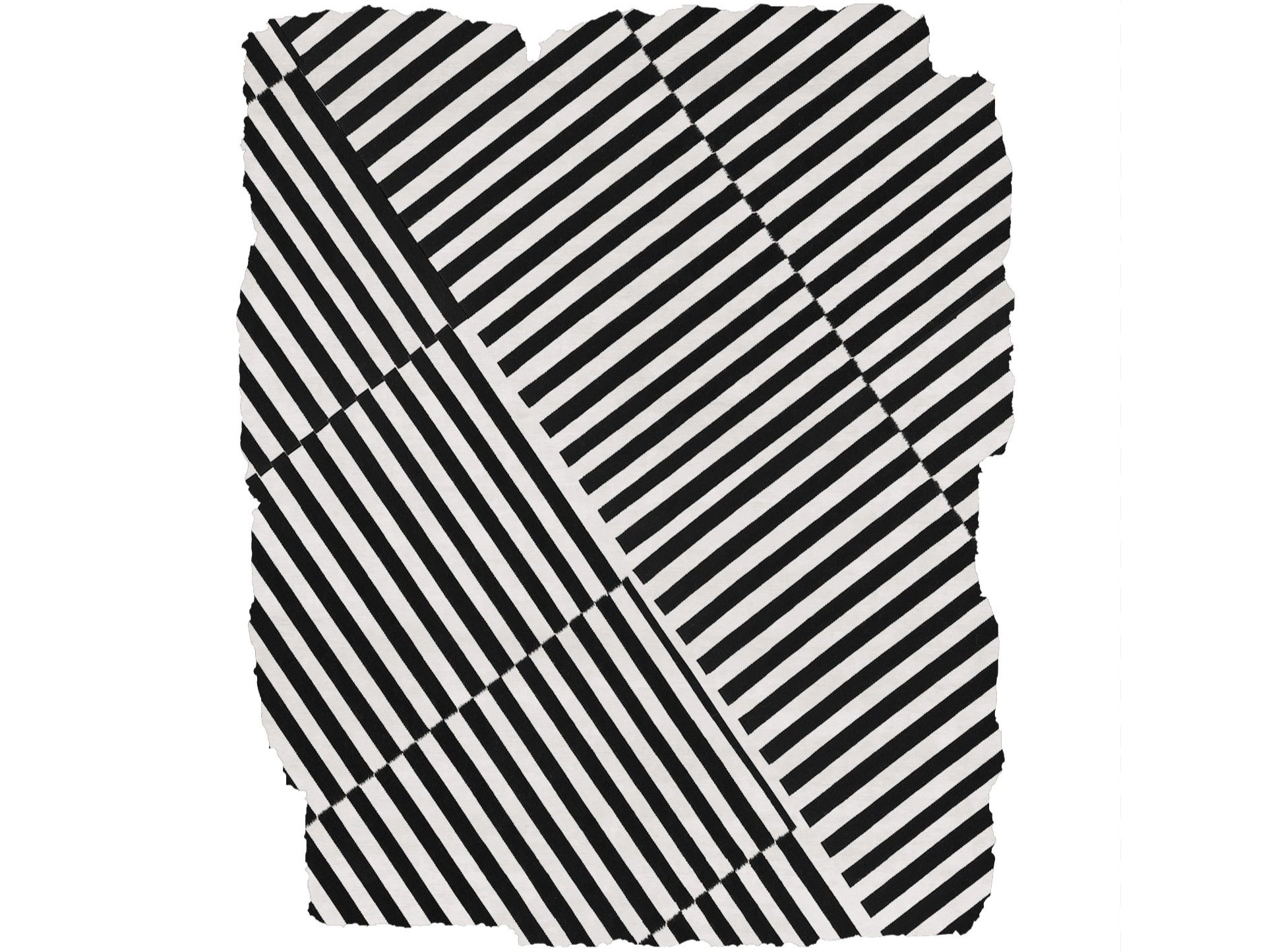 Прямоугольный ковер ручной работы из шерсти BY IIND STUDIO CABELLO 21 ARCH-00077897