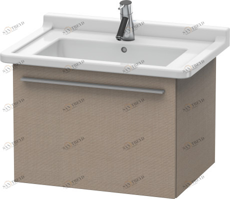 XL605607575 Тумбочка подвесная X-Large #XL6056 600 x 468 мм Лен, декор Duravit