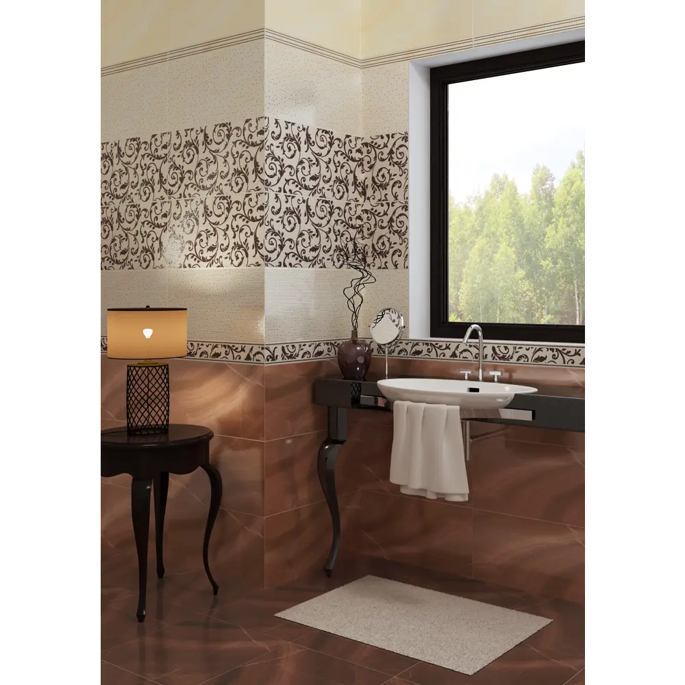 Бордюр «Неаполь G» 60x5 см цвет бежевый AXIMA STLM-2005514 - Вид №3