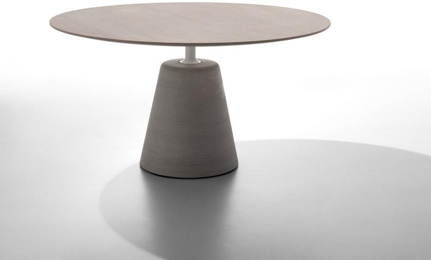 MDF Italia Круглый деревянный стол sun-id-1344602 - Вид №4