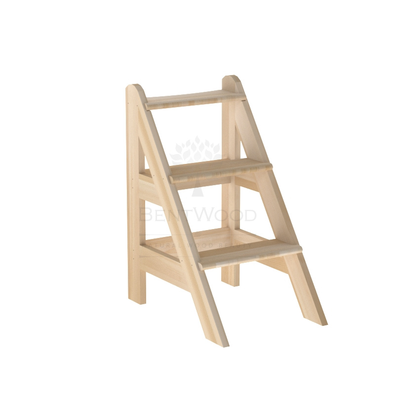 2050 Лесенка для купели 3 ступени из кедра Alyarus 