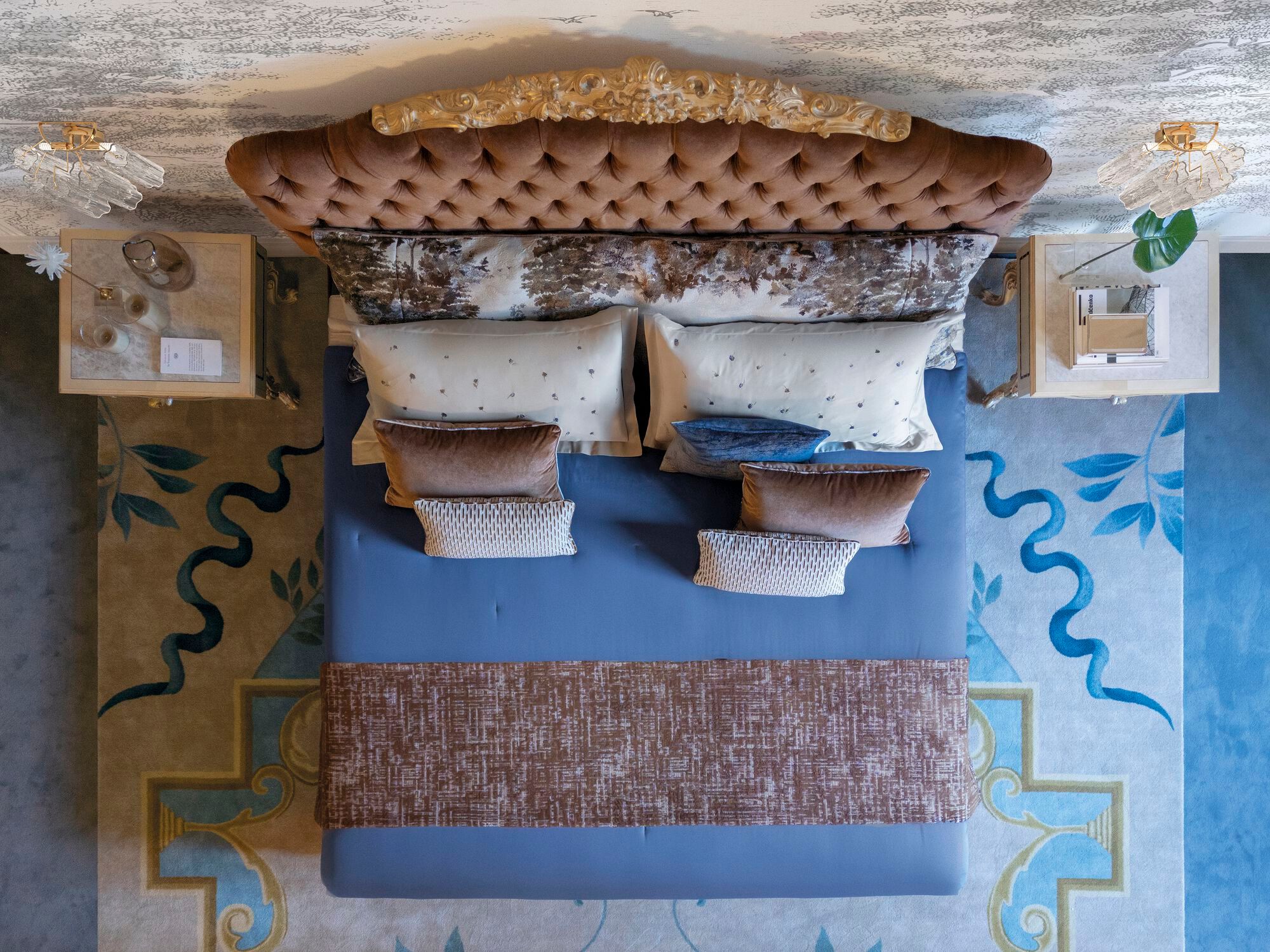 Двуспальная кровать с капитонным изголовьем Bellotti Ezio Charming ARCH-00132454 - Вид №4