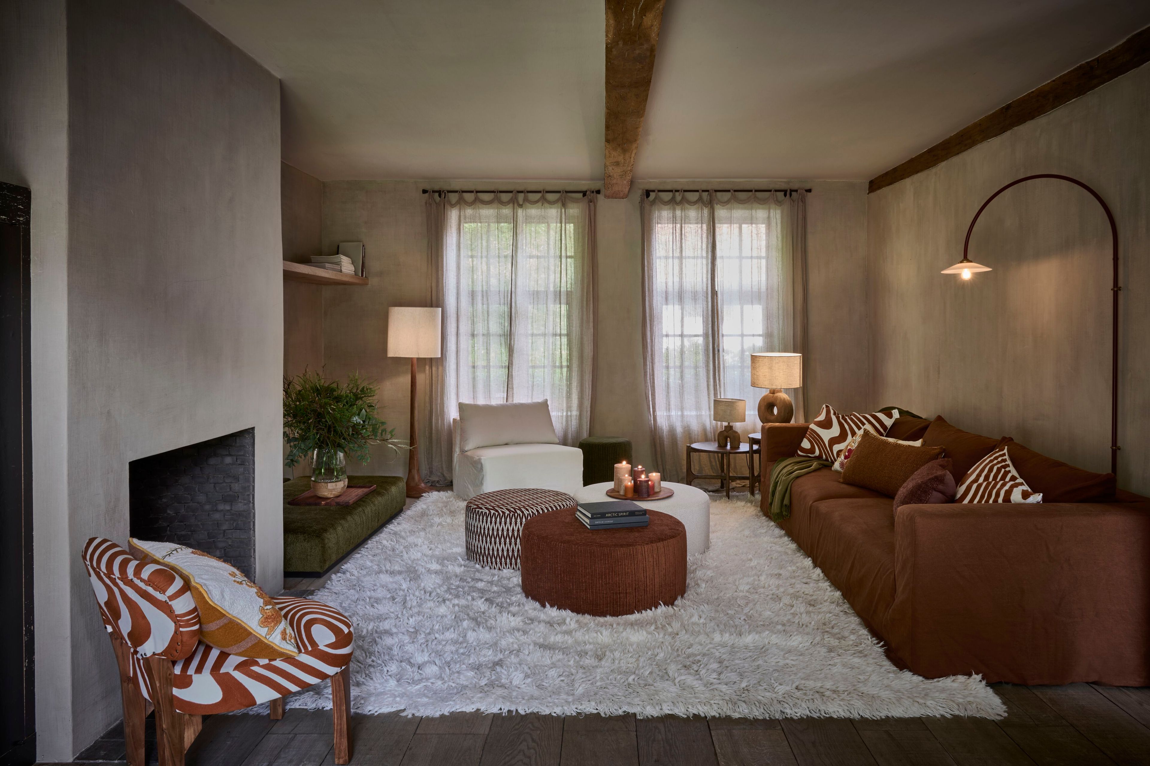 Круглый пуф из ткани POMAX MYRA ARCH-00023141 - Вид №9