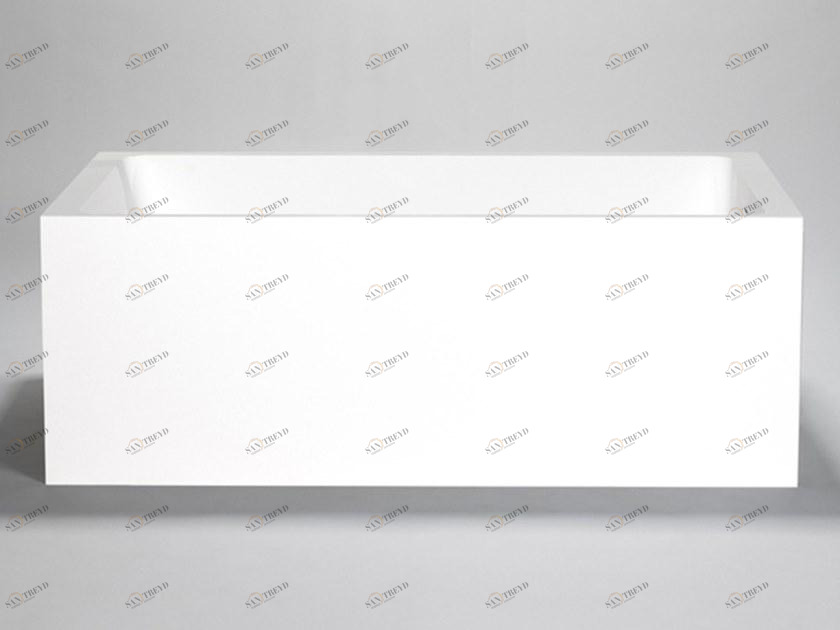 Blu Bathworks® Прямоугольная ванна синего цвета ∙ stone ™ Metrix Bt0102.01