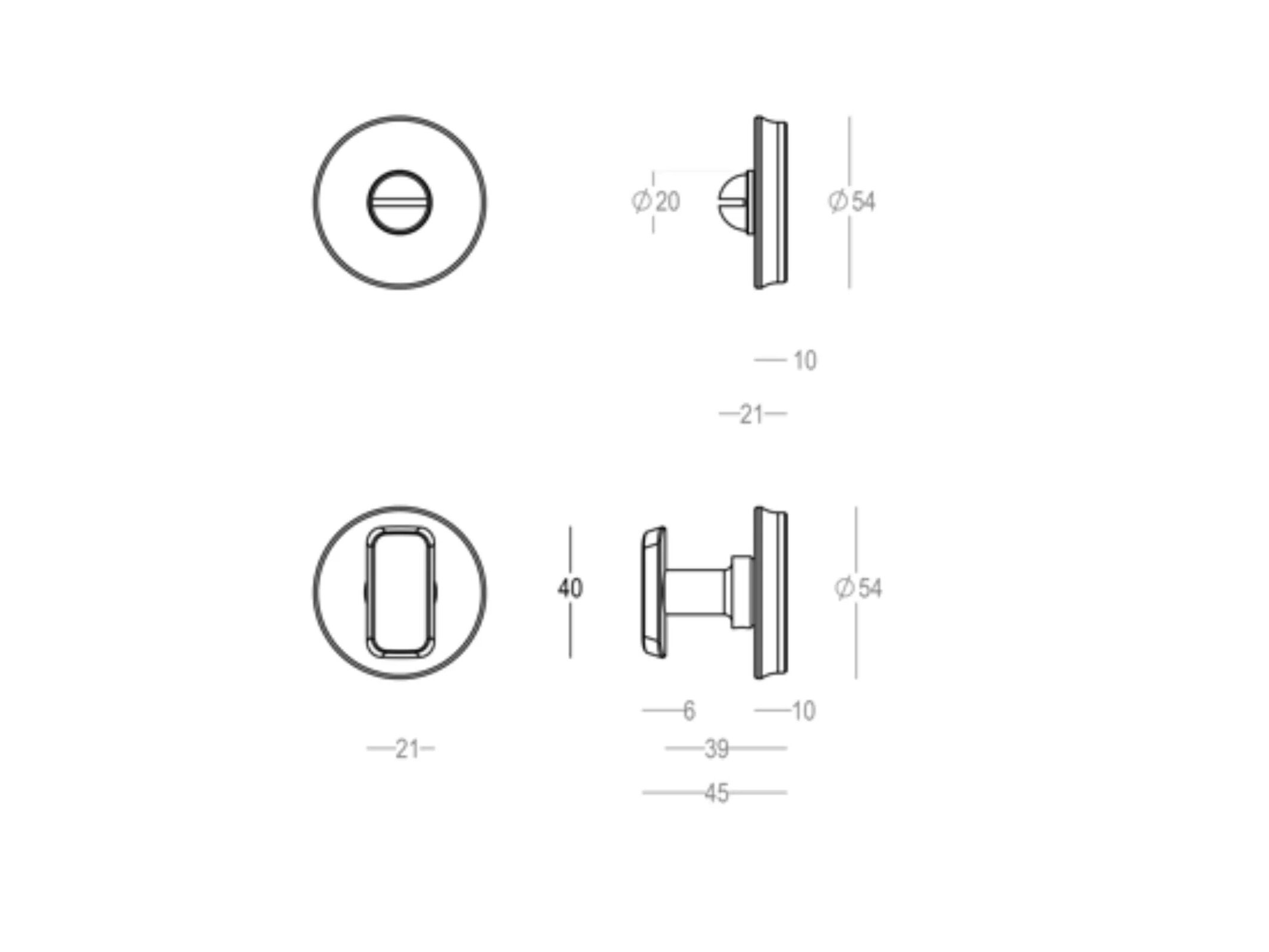 Латунная собачка Quincalux PARIS ARCH-00135750 - Вид №3