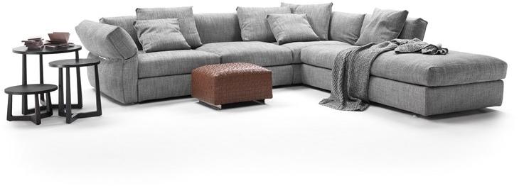 Flexform Модульный угловой диван из ткани Newbridge sun-id-1376691 - Вид №6