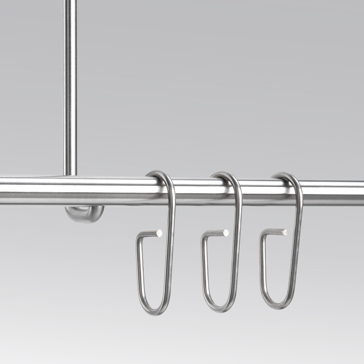 DSB550-850K45 Карниз для душевой занавески четверть круга с радиусом дуги 55 см, 85 x 85 см для приклеивания к стене PHOS  - Вид №3