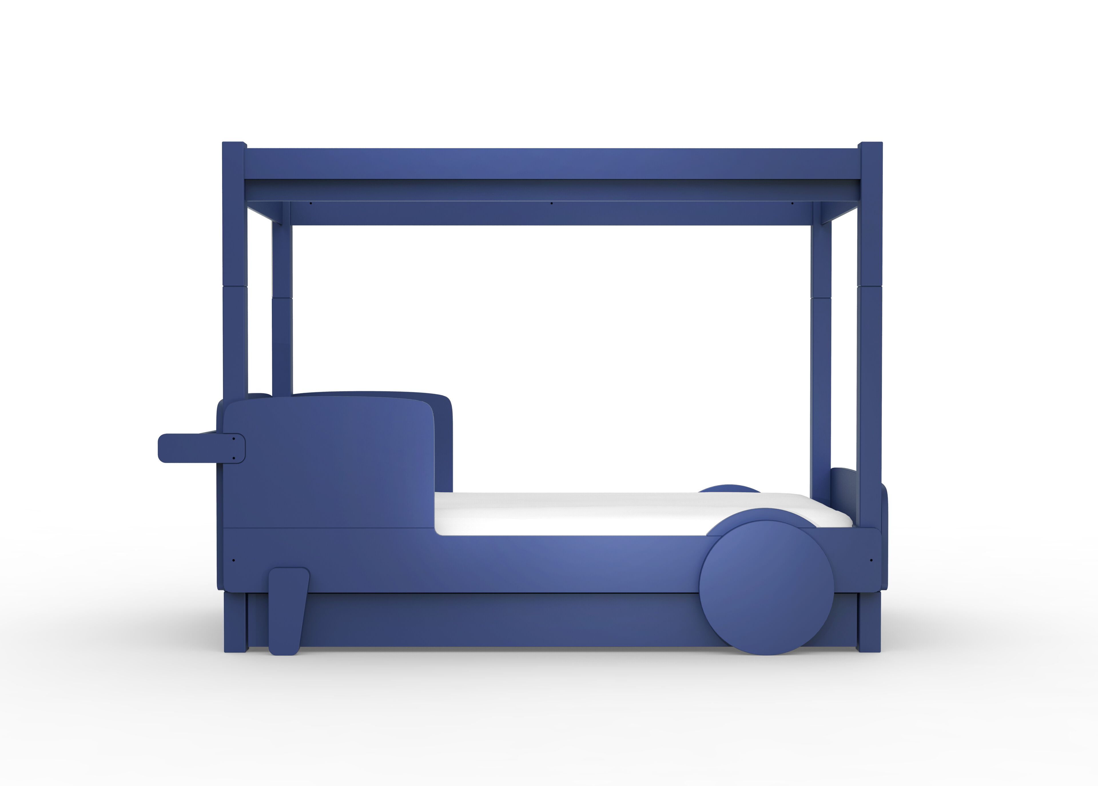 Деревянная выдвижная односпальная кровать с балдахином Mathy by Bols ARCH-00151317 - Вид №35