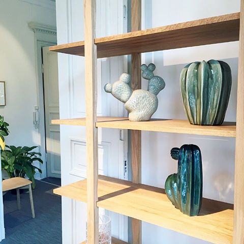 Керамический кактус Cacti Tres 29x10x25 см, бежево-зеленый Hay 506305 - Вид №2