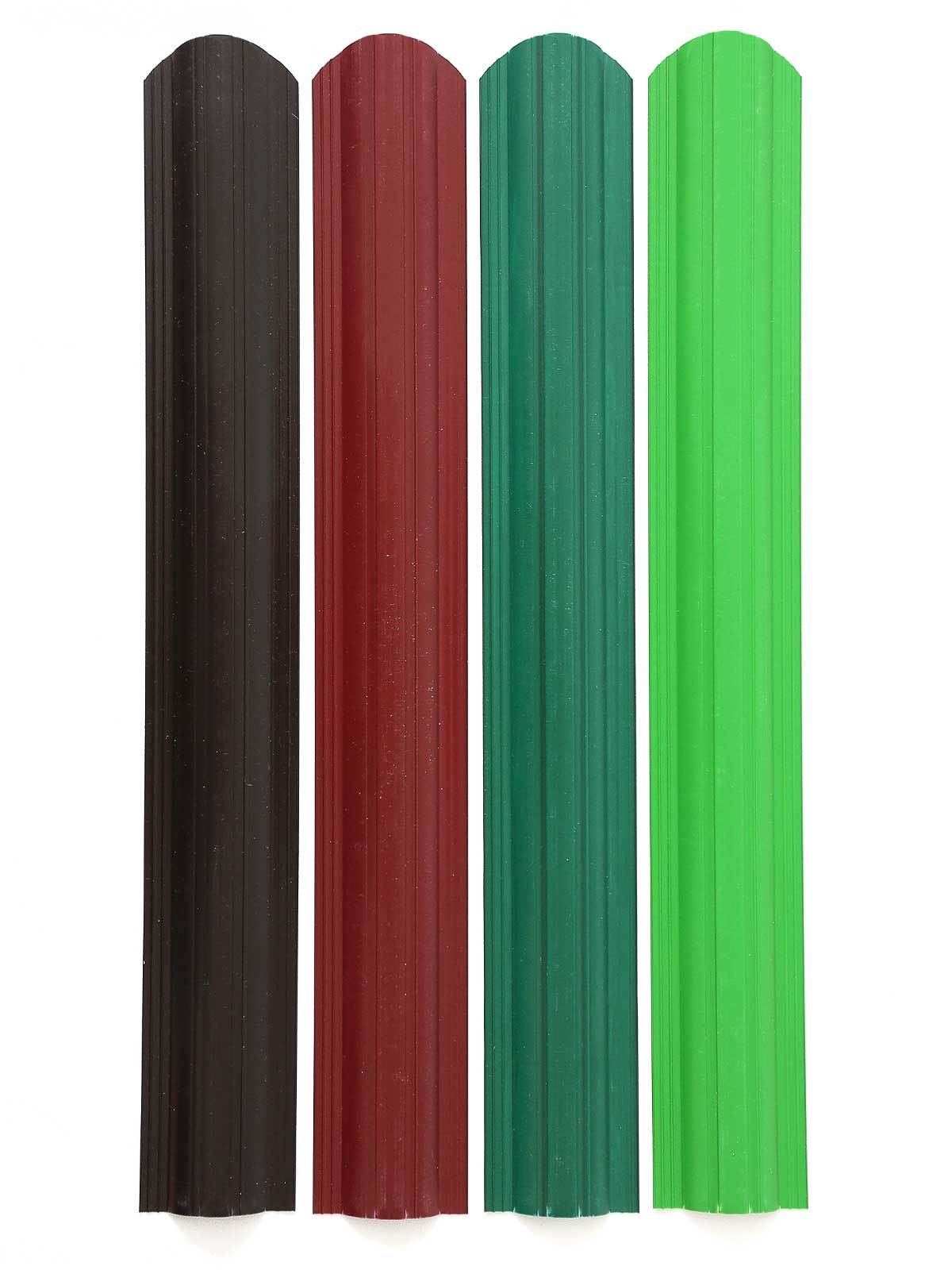 Штакетник пластиковый жёлтый RAL 1003 ГеоПластБорд GPBST-160 - Вид №5