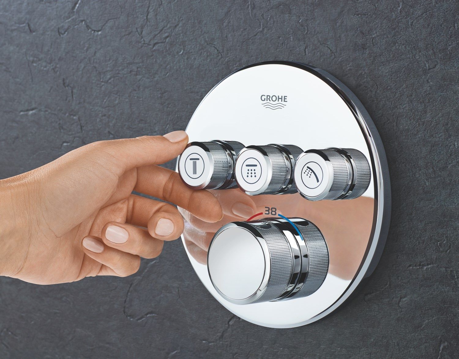 3-ходовой термостатический смеситель Grohe Grohtherm SmartControl ARCH-00143248 - Вид №3
