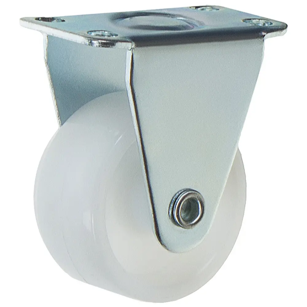 Ролик LICR-40WH, 40 мм не поворотный без тормоза LAMPLANDIA STLM-2034163