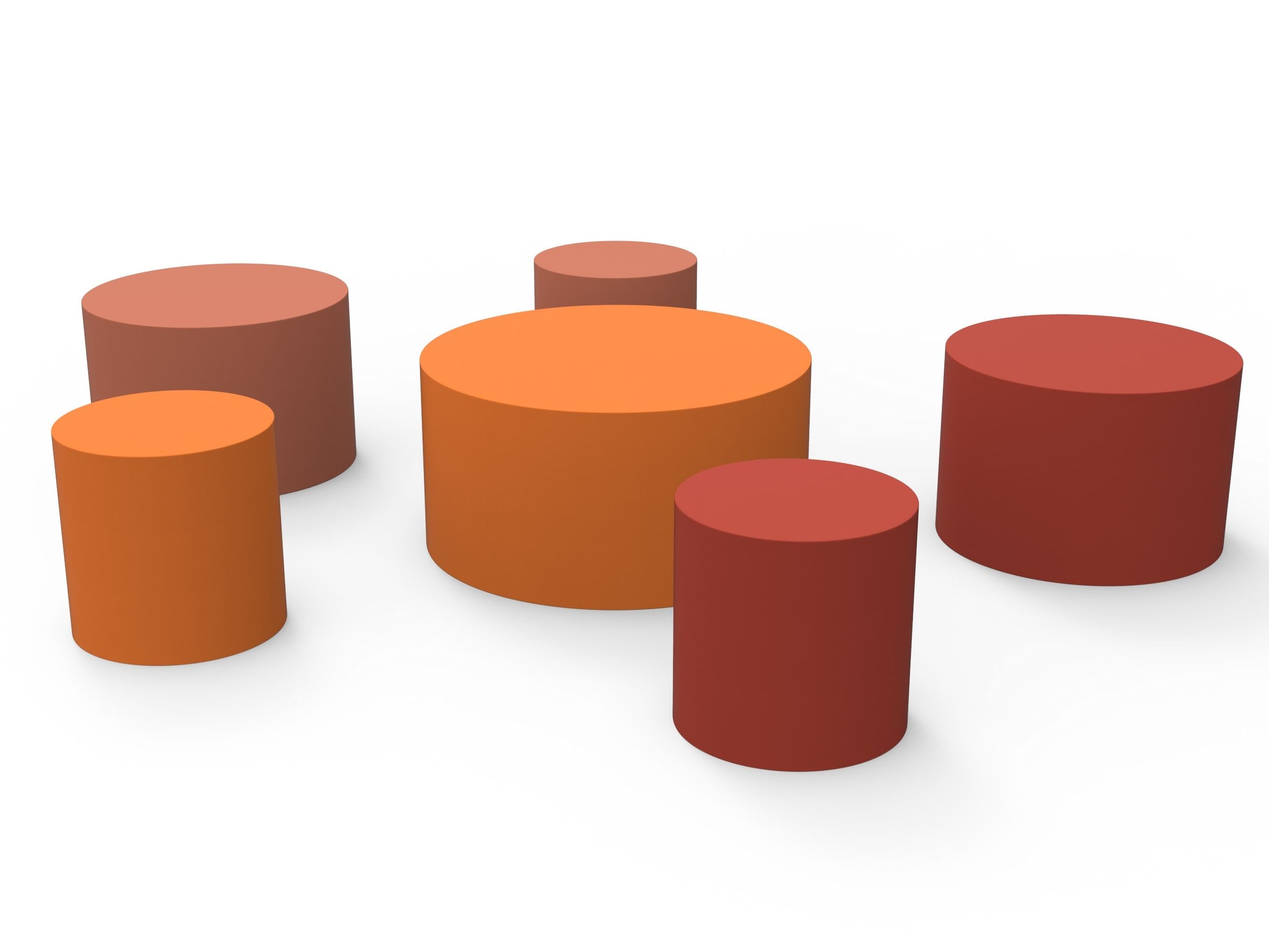 Pouf rotondo in QM Foam per contract Quinze & Milan RONDO ARCH-00140139 - Вид №3