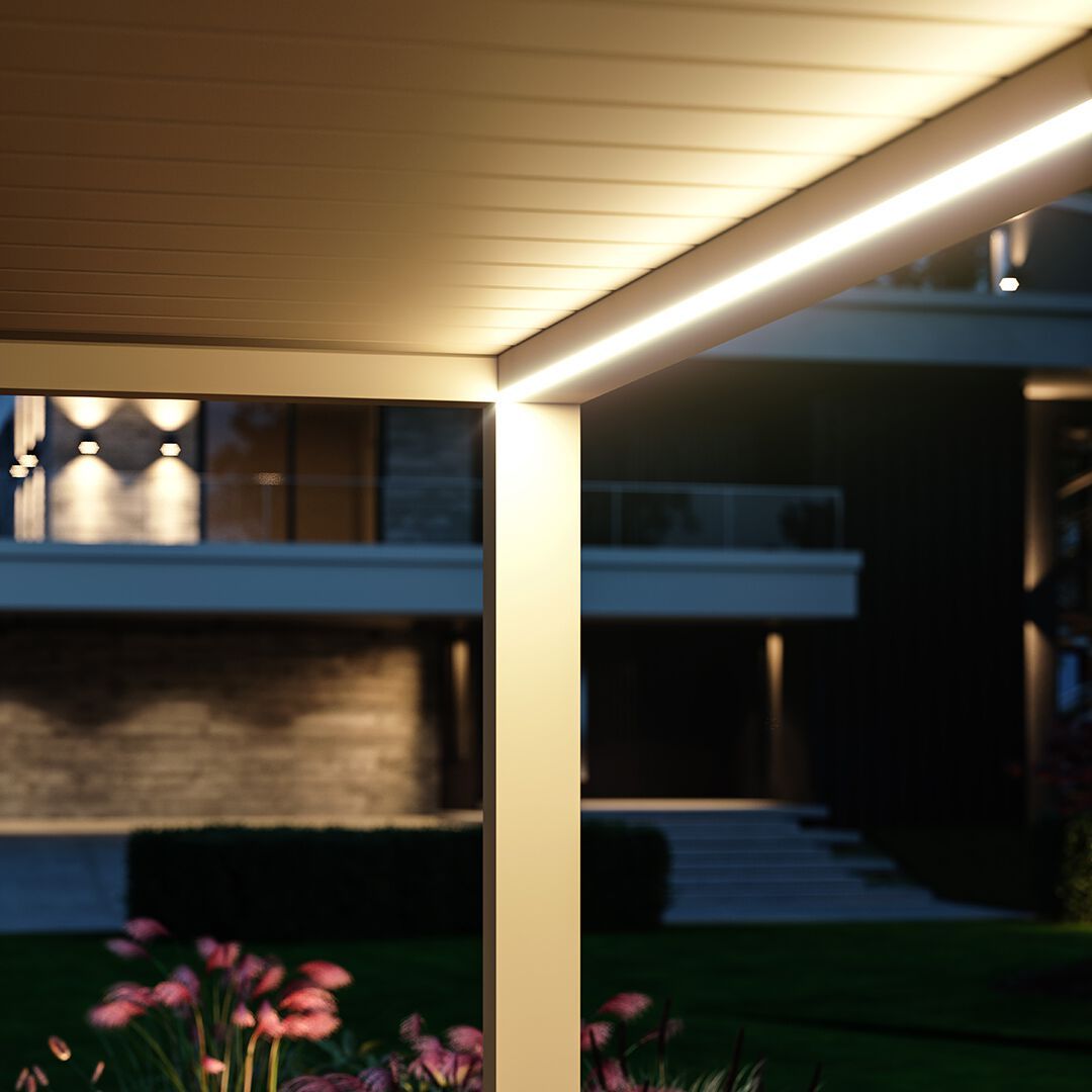 Биоклиматическая беседка с поворотными пластинами Pratic SENSE ARCH-00108114 - Вид №4