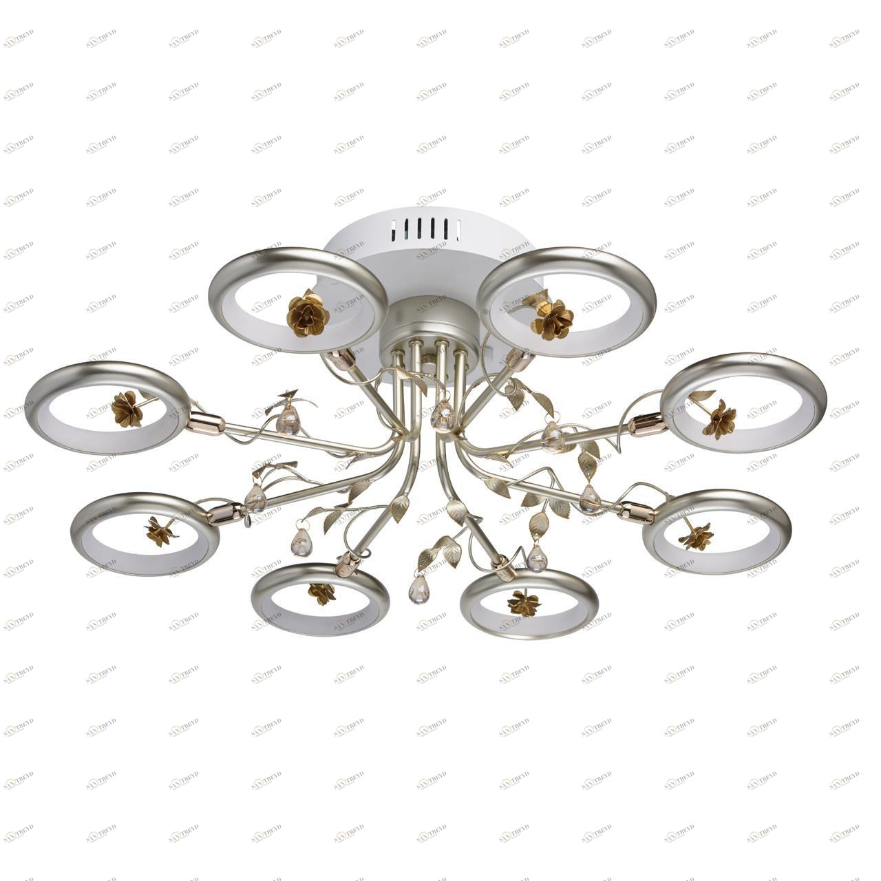 Потолочная люстра MW-Light Ивонна 3 459011408 MW-LIGHT ДИЗАЙНЕРСКИЕ, ИВОННА 285778 Золотой 