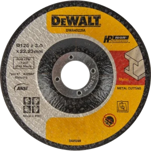 Диск отрезной по металлу тип 42 Dewalt 125x22.2x3 мм 84844721 STLM-2001578