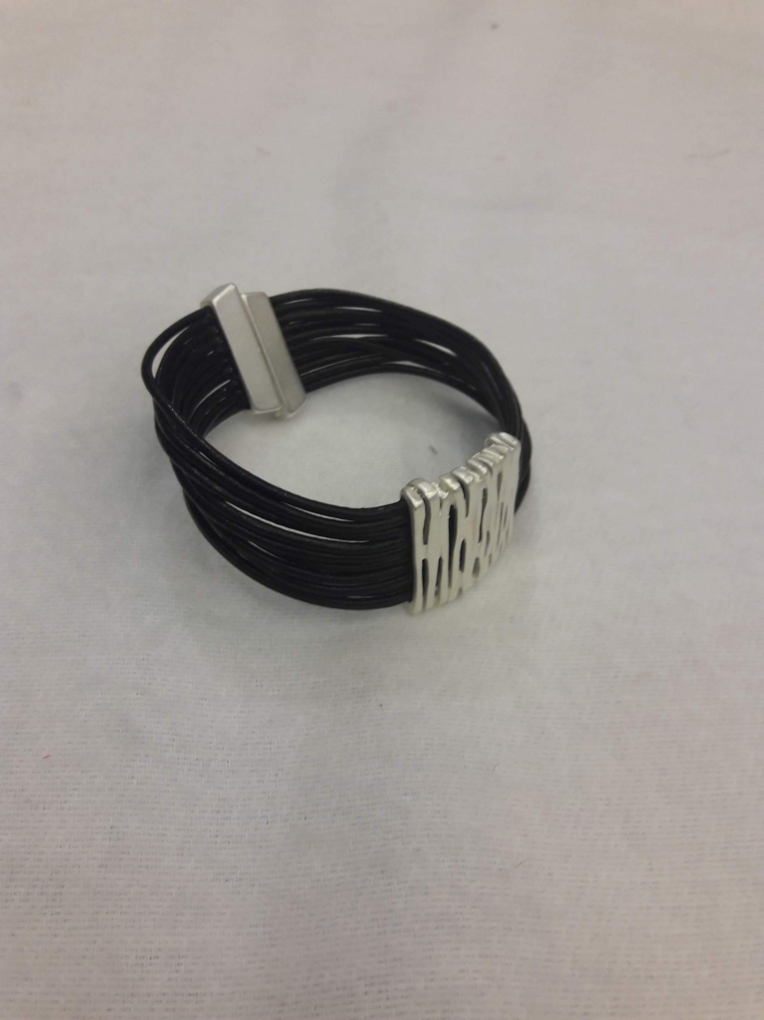 MIX_1994_3 Браслет кожа, металл 3 цвета Mix Culture Santreyd 