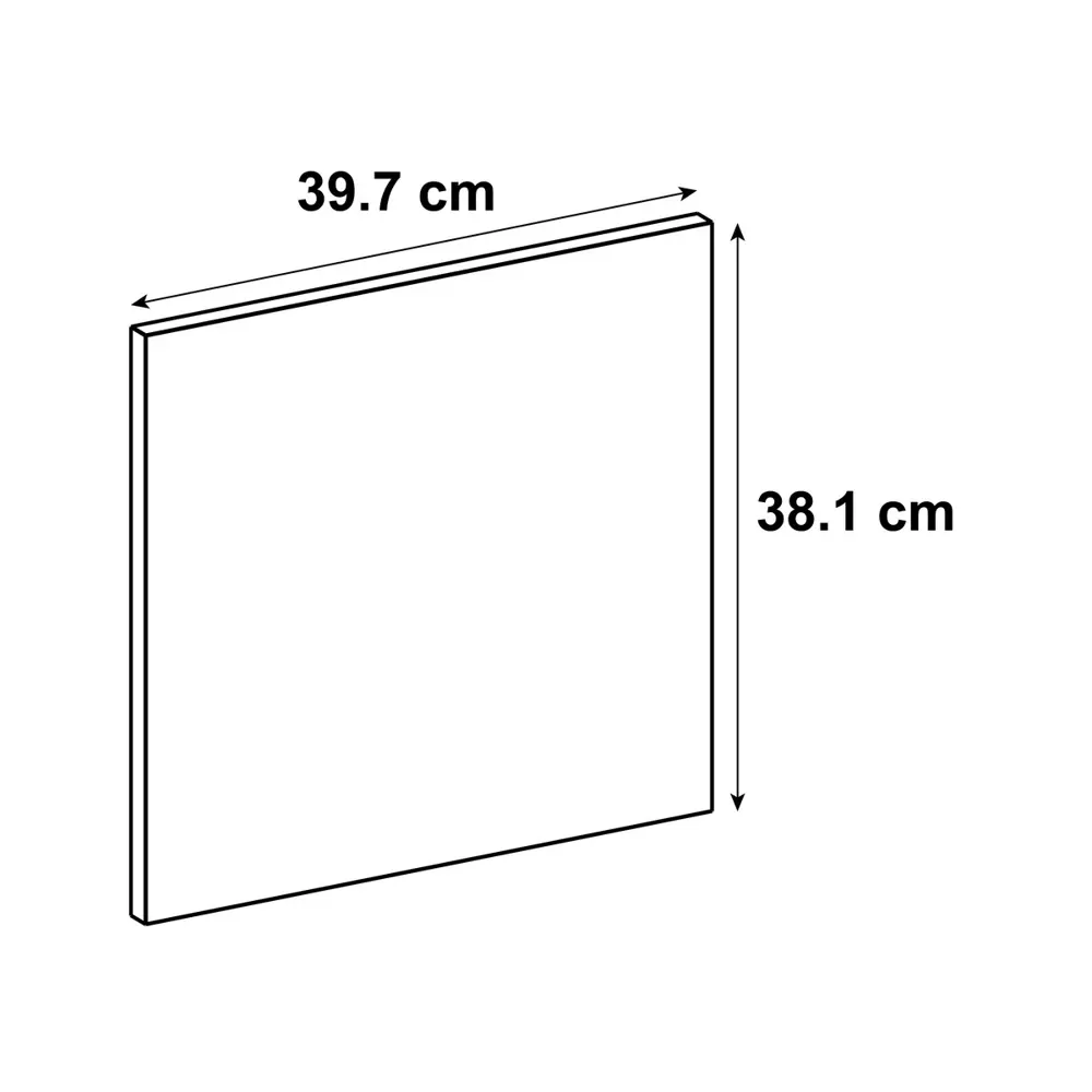 Фасад для кухонного ящика Петергоф грей 39.7x38.1 см Delinia ID МДФ цвет графит 85036398 STLM-2067637 - Вид №12