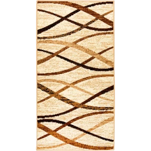 Ковер полипропилен Лагуна D497O 60x110 см цвет бежевый