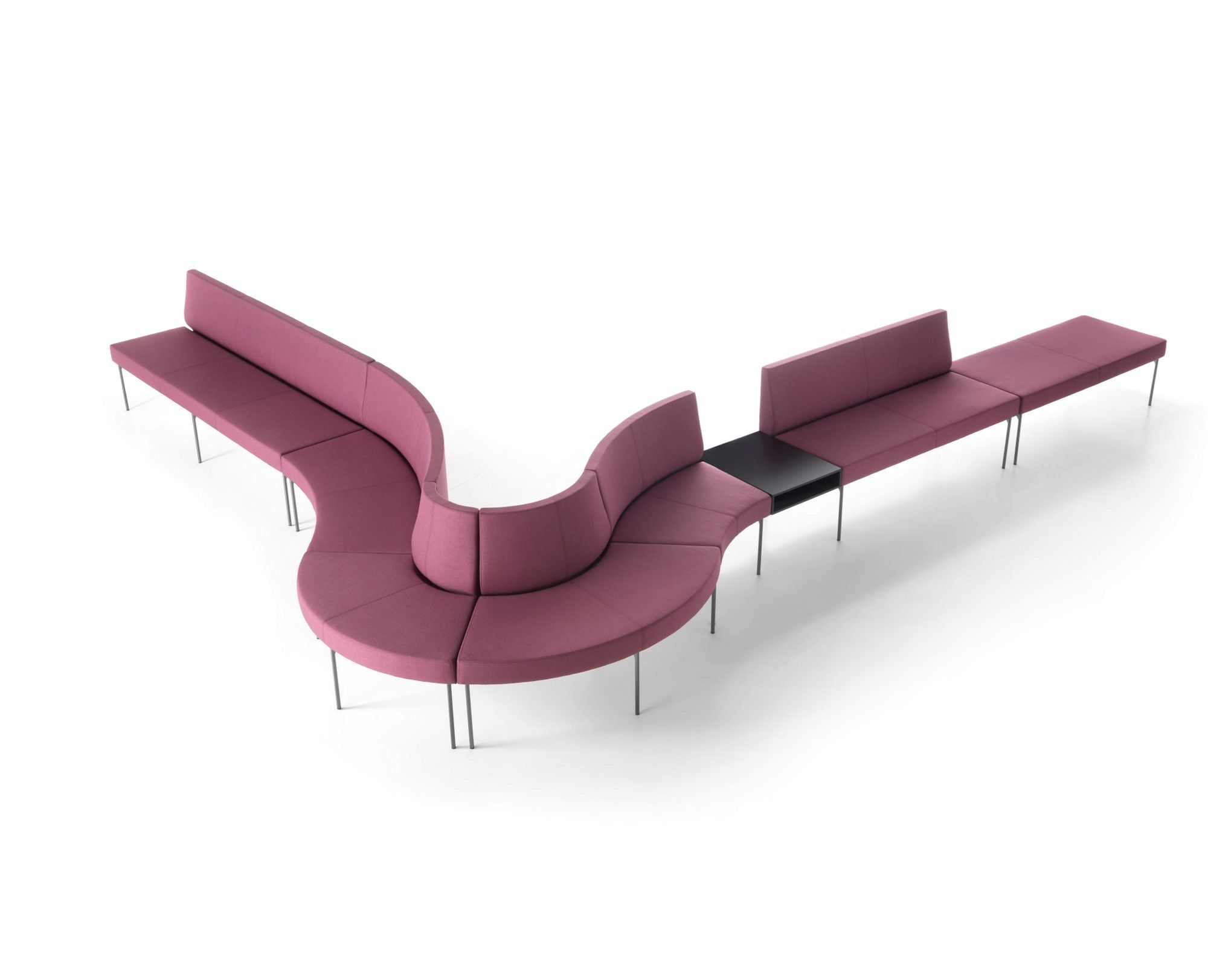 Мягкая скамейка из ткани SITIA Laguna ARCH-00129293 - Вид №17