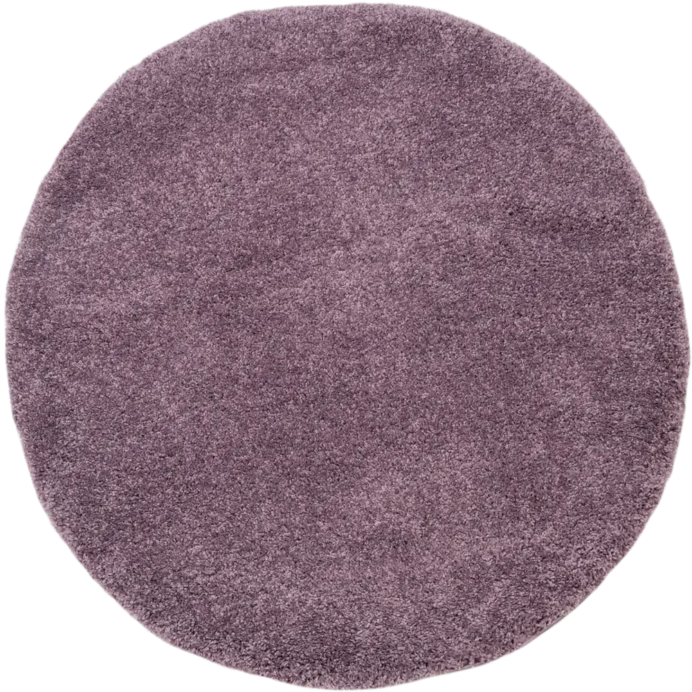 Ковер полипропилен Шагги Тренд L001 ø150 см цвет сиреневый MERINOS STLM-2193295