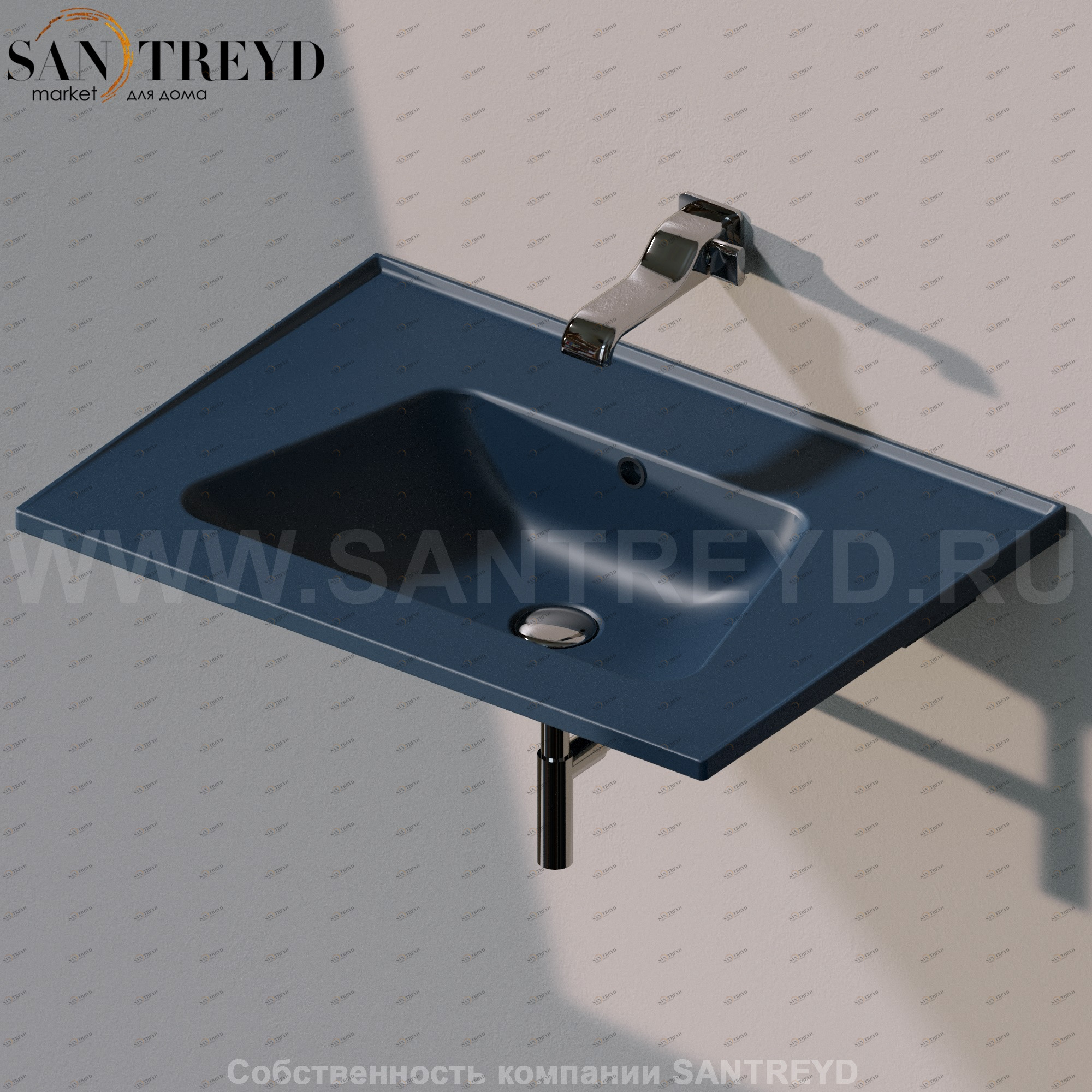 BM70L7016 Подвесная раковина настенная прямоугольная Ceramica Flaminia Bloom