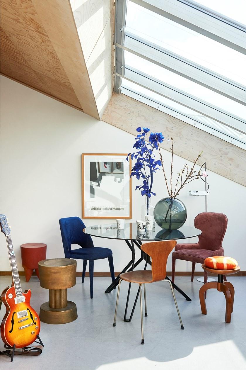 Pols Potten Низкий табурет из алюминия  390-030-001  - Вид №3