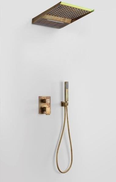 tender rain Настенная лейка-водопад из латуни с системой защиты от накипи Menhir sun-id-1419314 - Вид №1