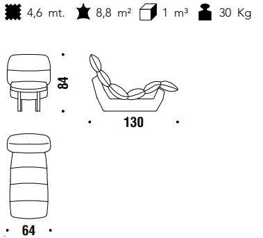 Морозо - ЛИЛО | Кресло MOROSO Lilo sun-id-1344249 - Вид №3