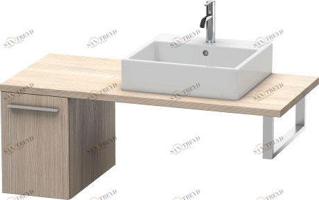 XL543003131 Шкафчик для консоли X-Large #XL5430 300 x 548 мм Сосна серебристая, декор Duravit