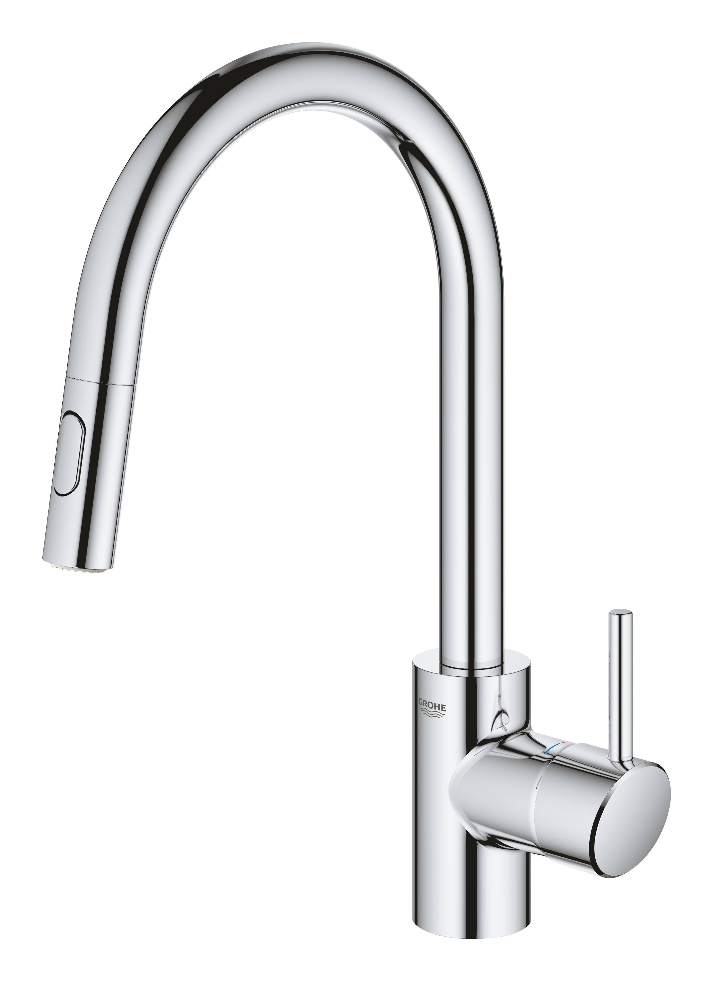Смеситель для кухни GROHE Concetto, высокий излив, хром (31483002) - Вид №2