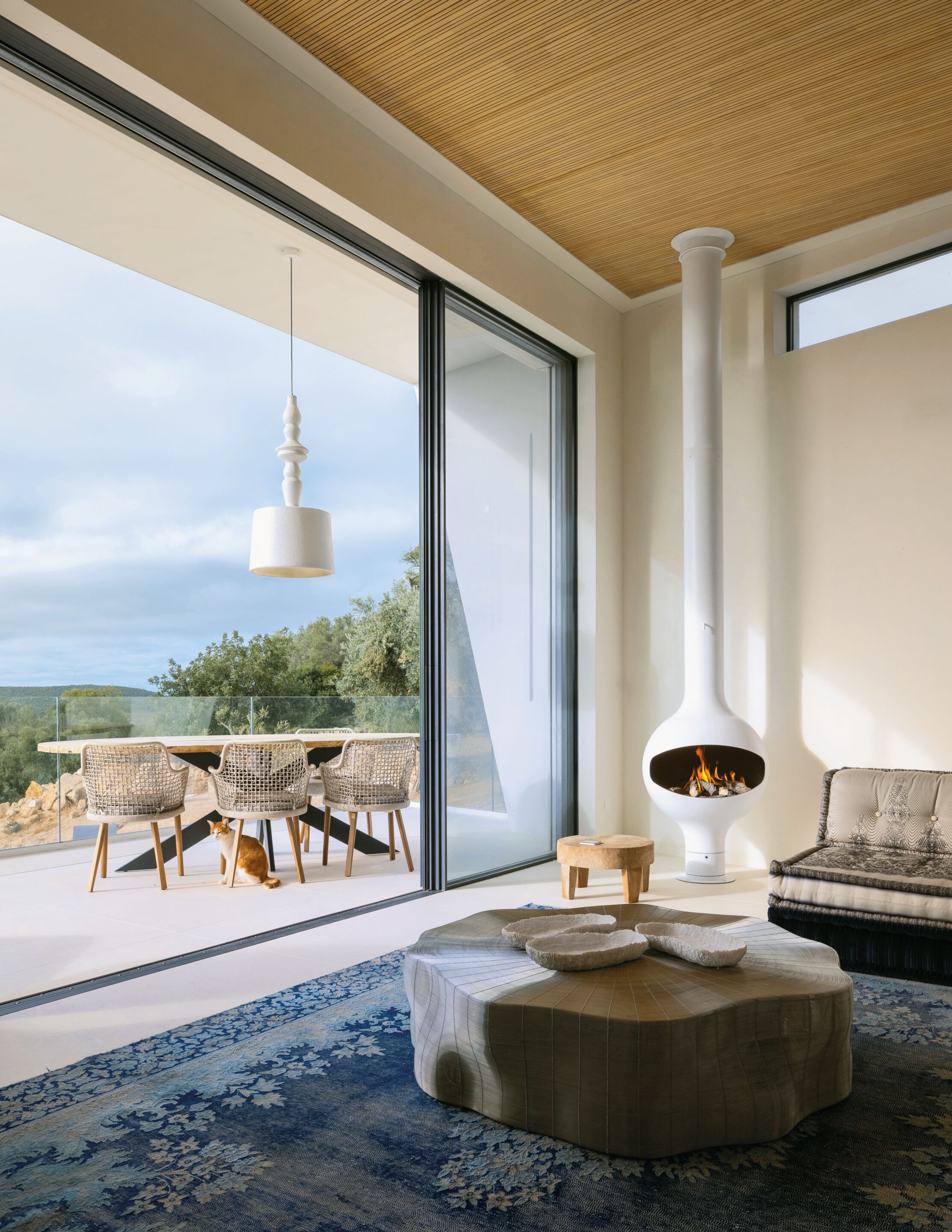 Подвесной вращающийся декоративный камин Focus creation Bathyscafocus ARCH-00110020 - Вид №2