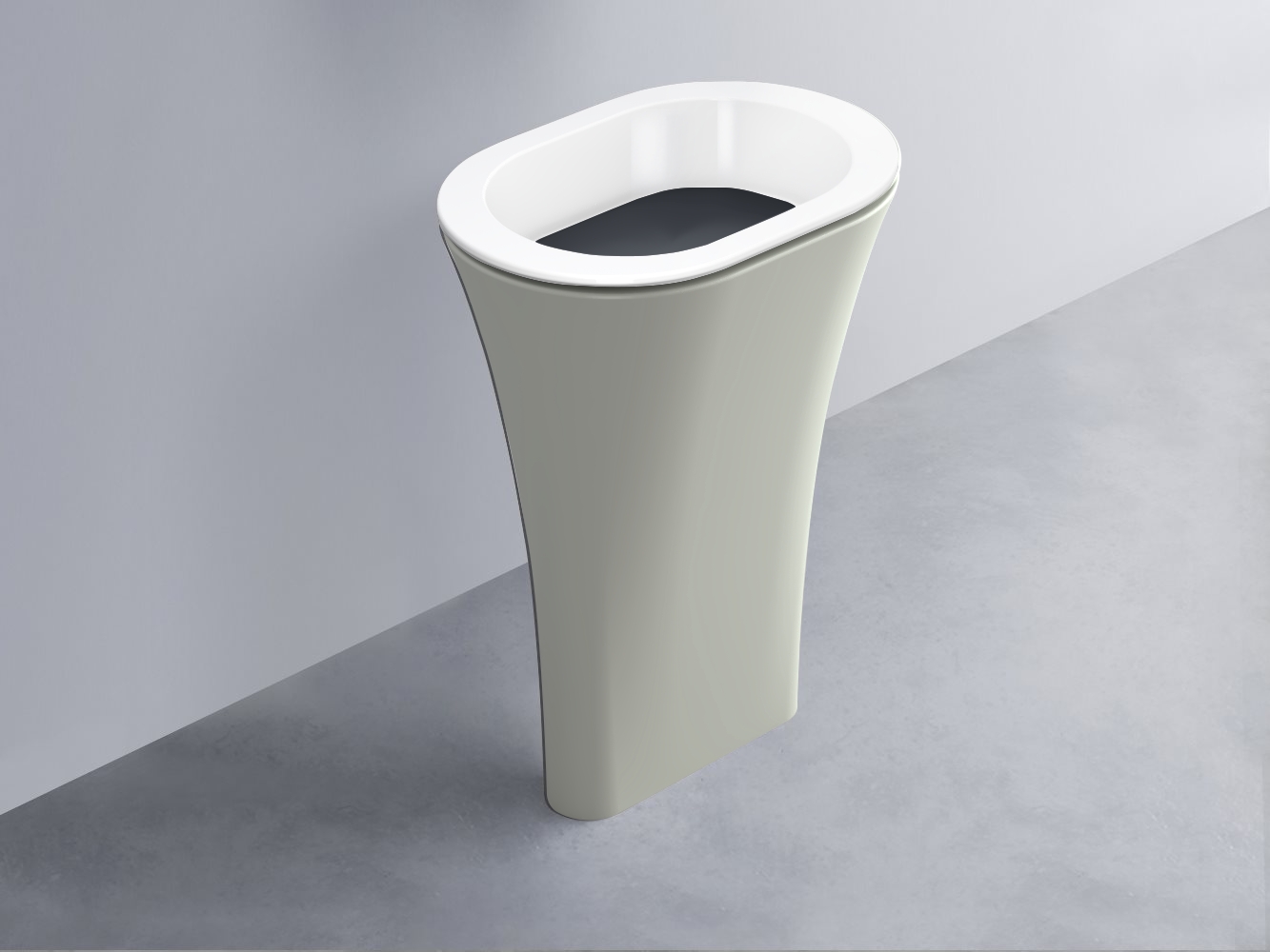 AMLA65-BL+AMPILO-BA+AMCOLO-PM Раковина Amedeo Ovale отдельностоящая cielo Enjoy + Amedeo Ceramica Cielo