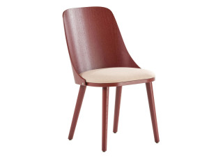 Деревянный стул с мягким сиденьем